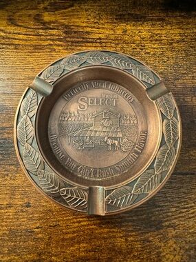 Vintage Winston Select Copper Tone Ashtray